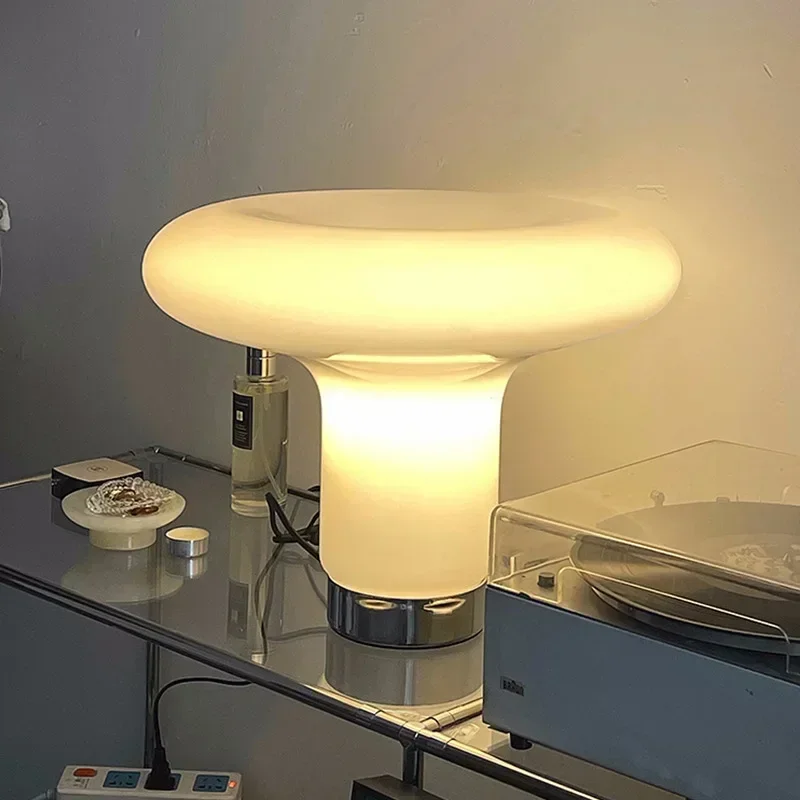 Resin Art On Floor - Italian Designer Glass Table Lamp Art