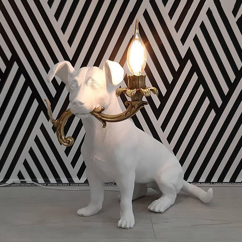 Resin Art On Floor - Resin Dog Table light Jobby Table