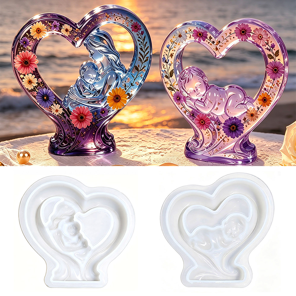Resin Art Heart - S0309 DIY Crystal Epoxy Resin Mold
