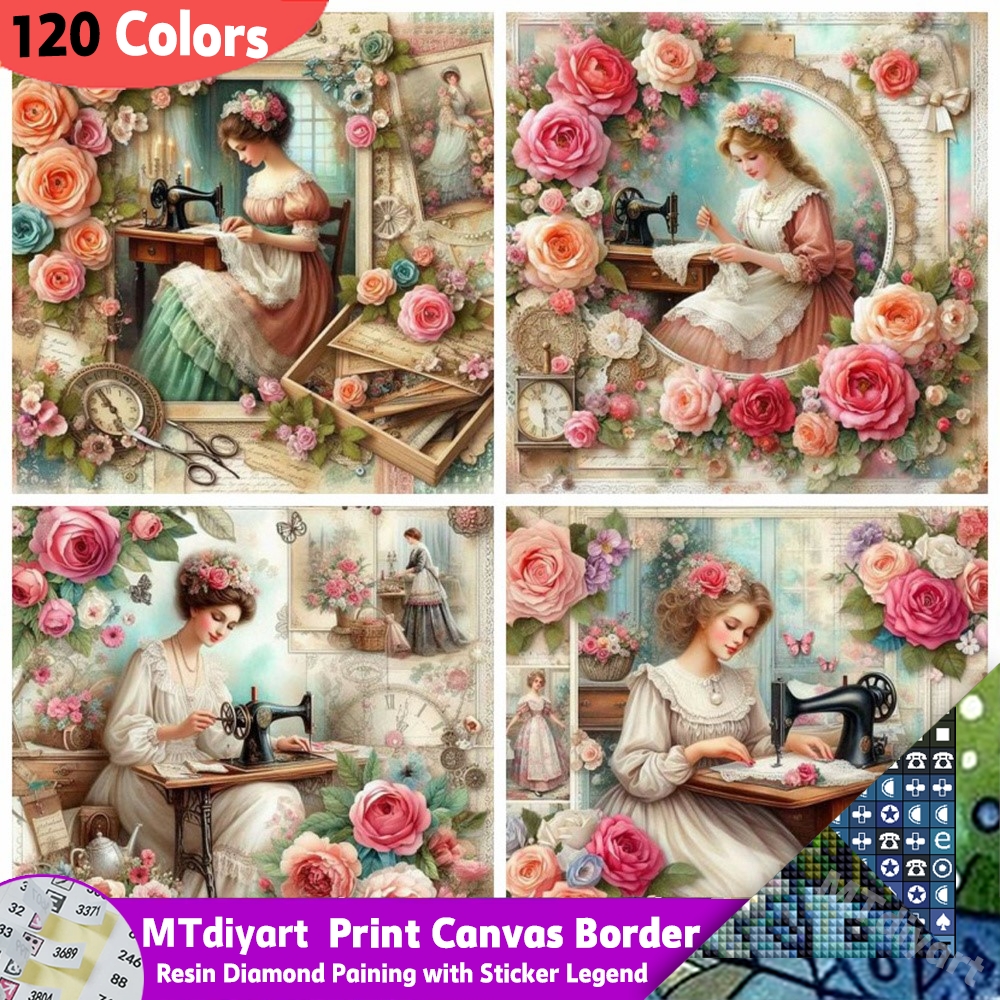 Resin Art For Rose - Flower Rose Resin 120 Colors Diamond