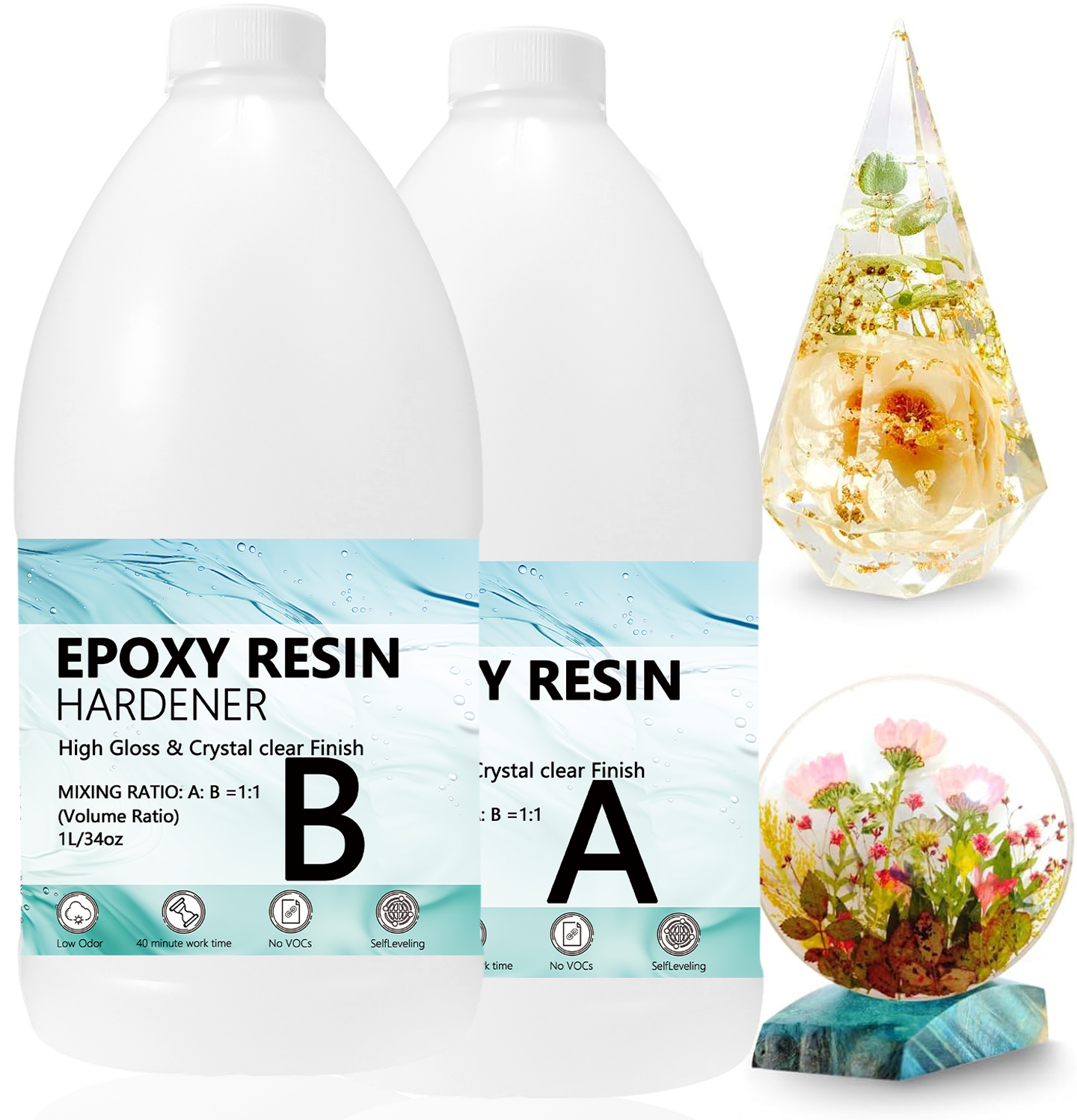 Resin Art For Beginner - Epoxy Resin Kits Set, Art Kit