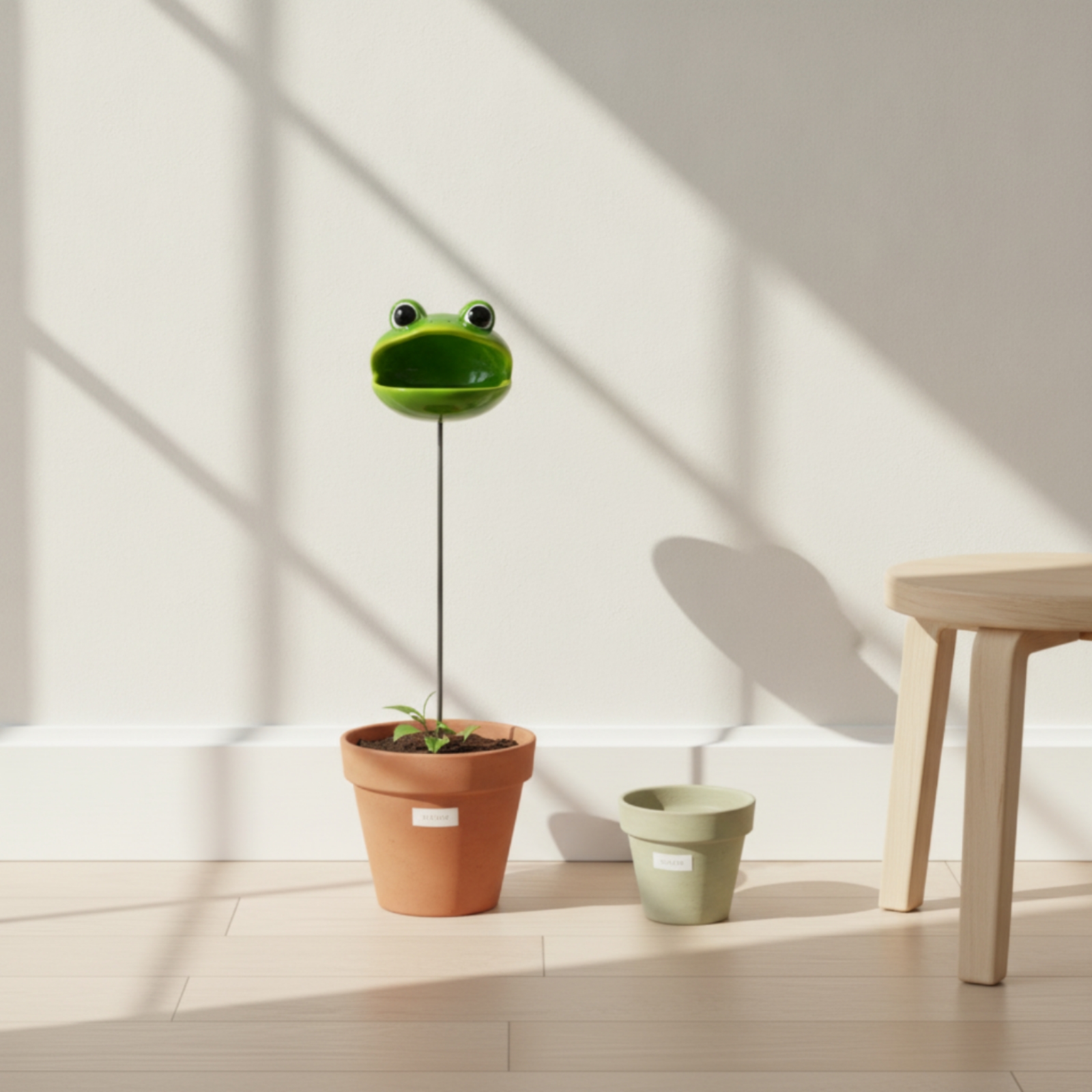 Resin Art Flower - Garden Stake with Bowl Glossy Resin
