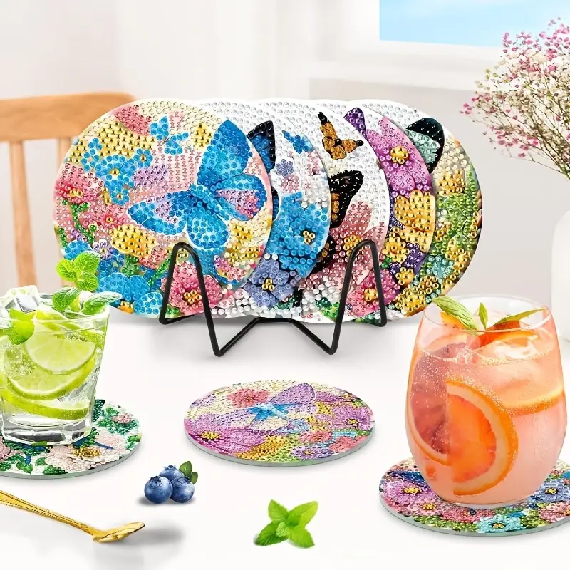 8 Pieces of Diamond Art Painti - Resin Art For Beginner recension och pris