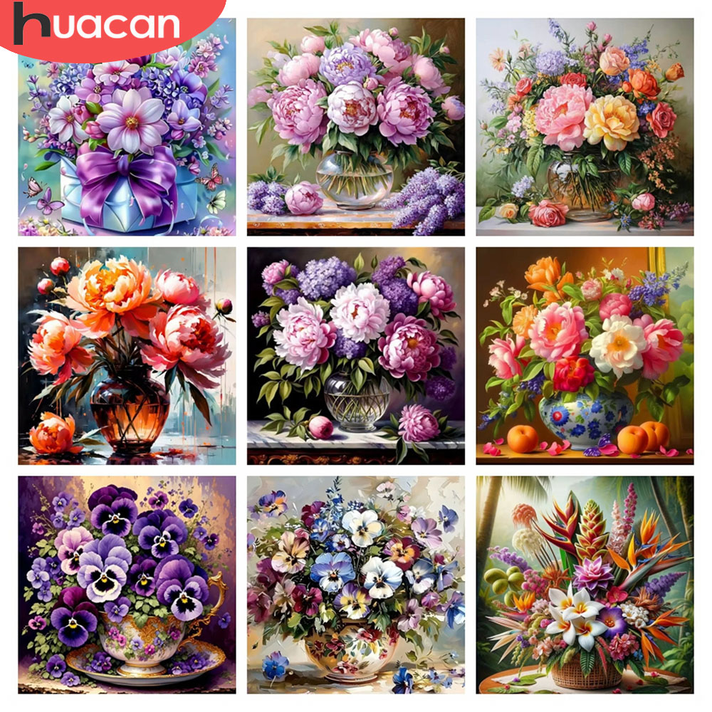 HUACAN 5D Diamond Mosaic Rose  - Resin Art For Rose recension och pris