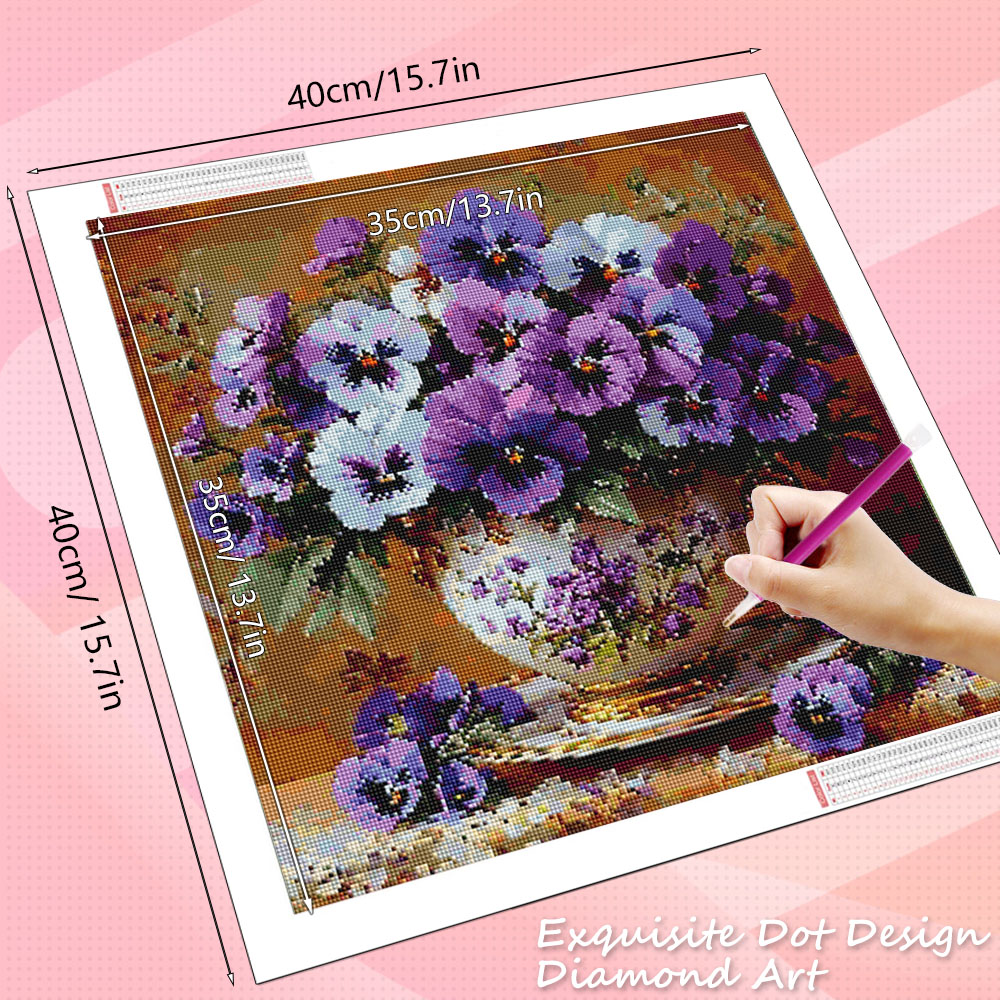 HUACAN 5D Diamond Mosaic Rose  - Resin Art For Rose recension och pris
