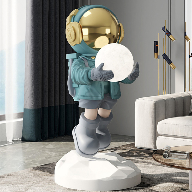 2026 Astronaut Floor Lamp Deco - Resin Art On Floor recension och pris