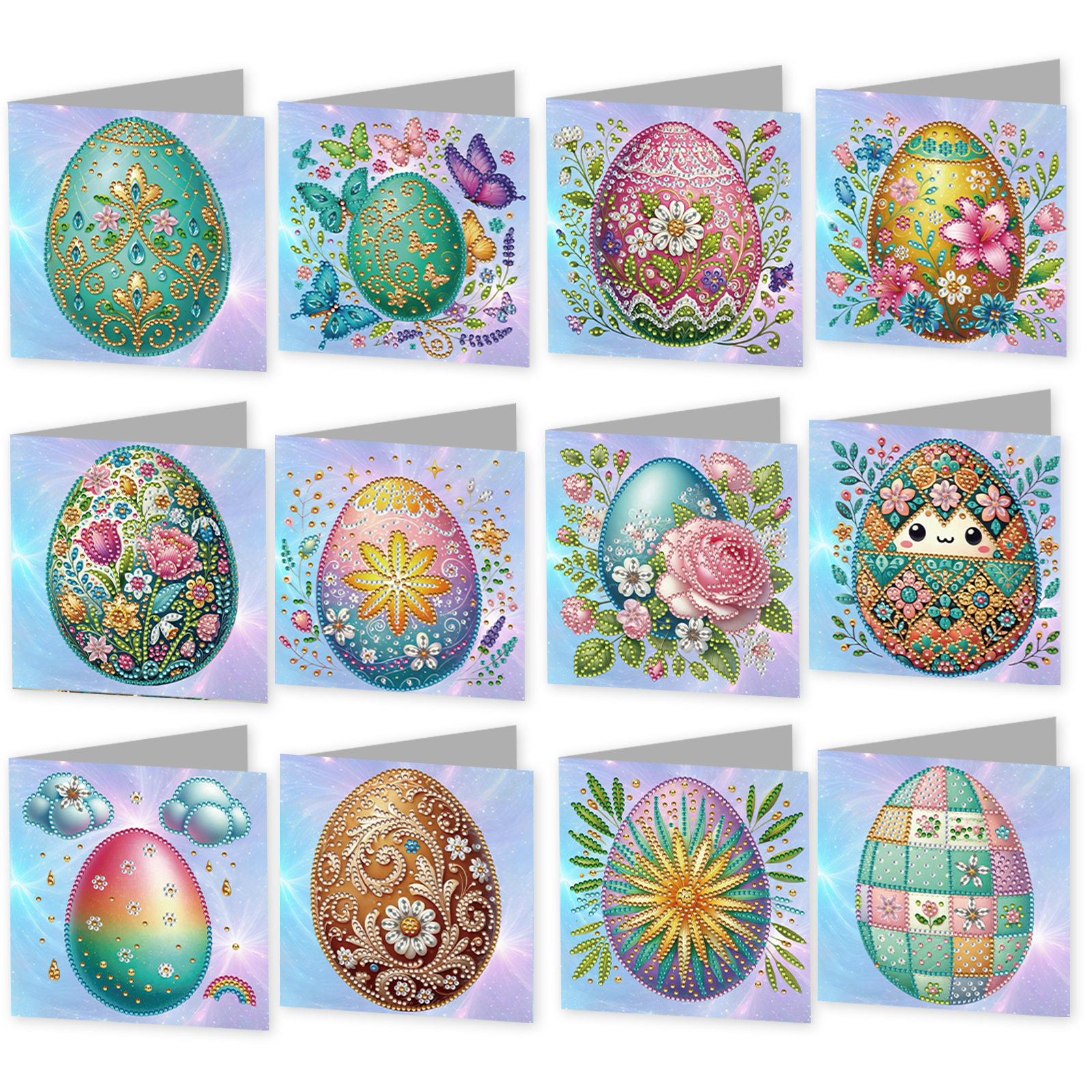 12 Packs DIY Diamond Painting  - Resin Art For Beginner recension och pris