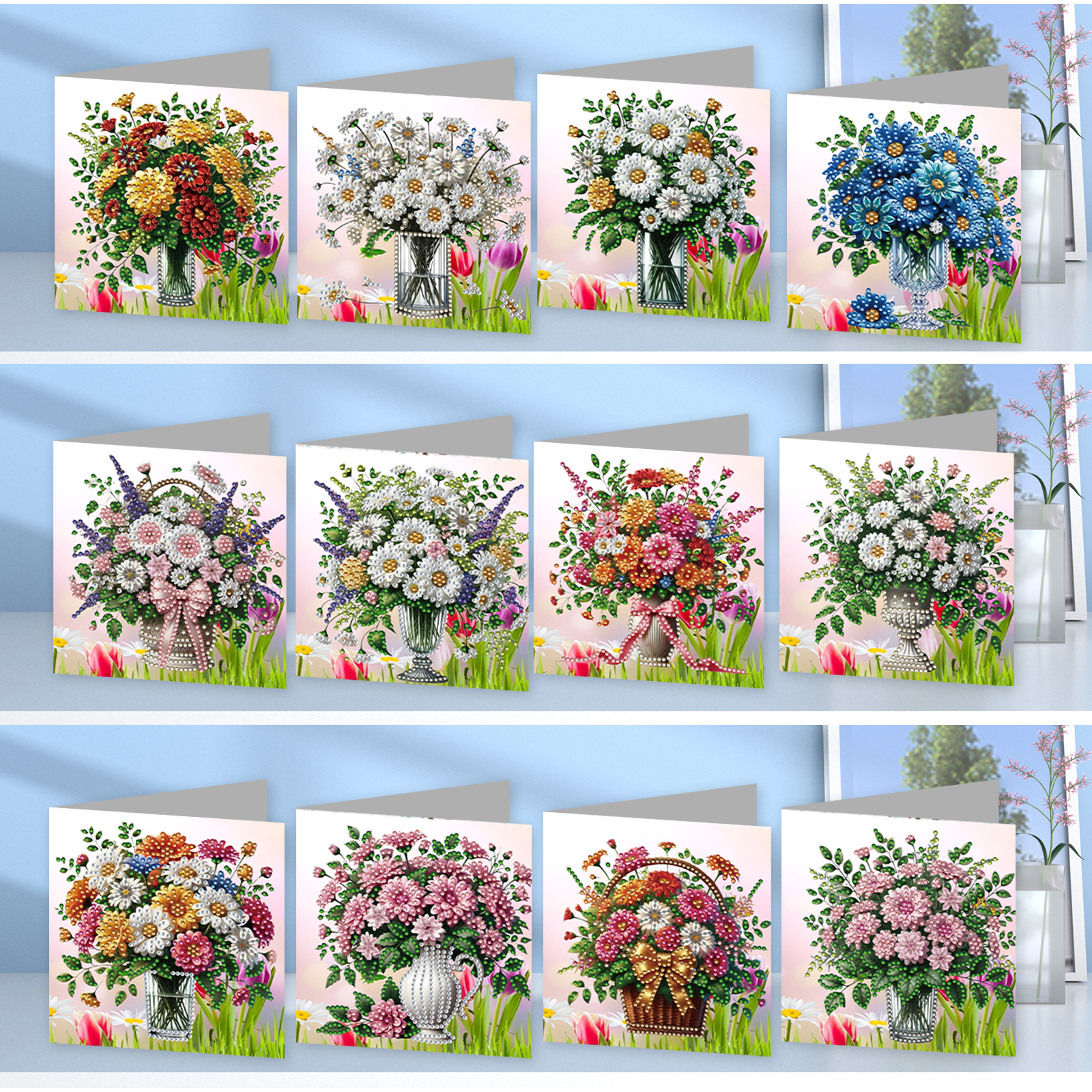 12 Packs DIY Diamond Painting  - Resin Art For Beginner recension och pris