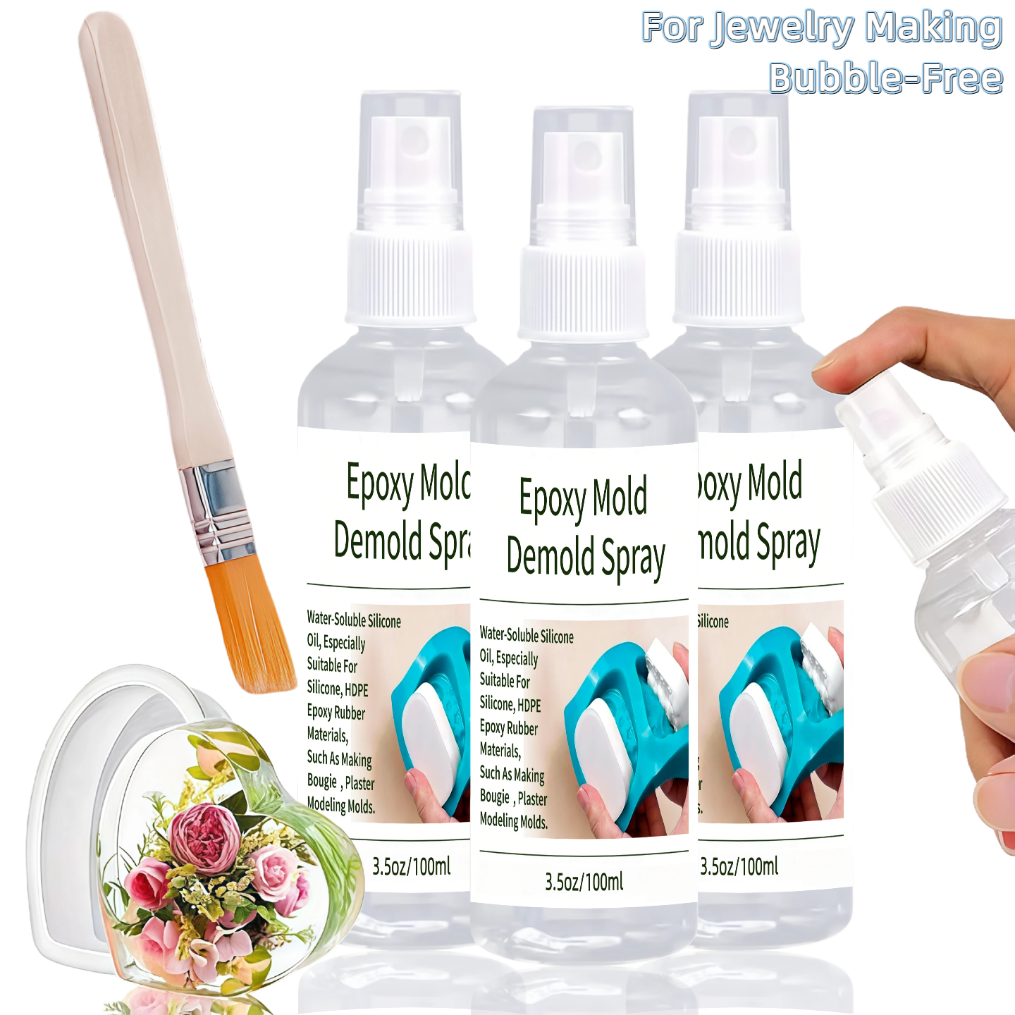 Epoxy Mold Demold Spray, Fast- - Release Spray Silicone recension och pris