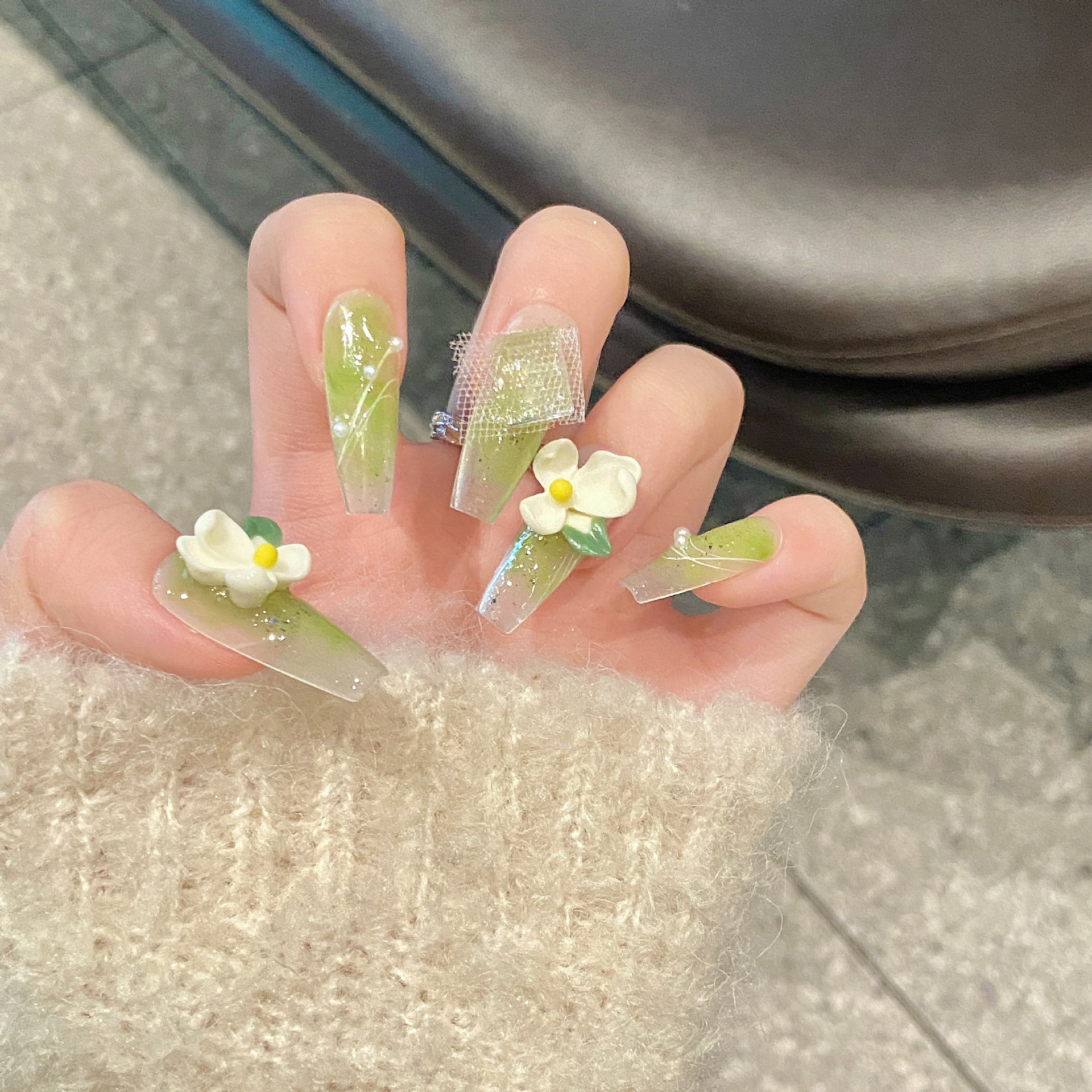 10pcs Pure Hand-Pressed Ultra- - Resin Art Flower recension och pris
