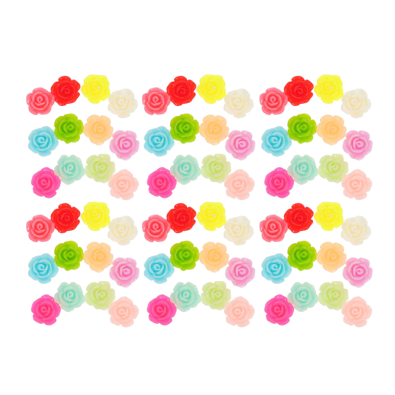 50Pcs Stereo Resin Rose Flower - Resin Art For Rose recension och pris