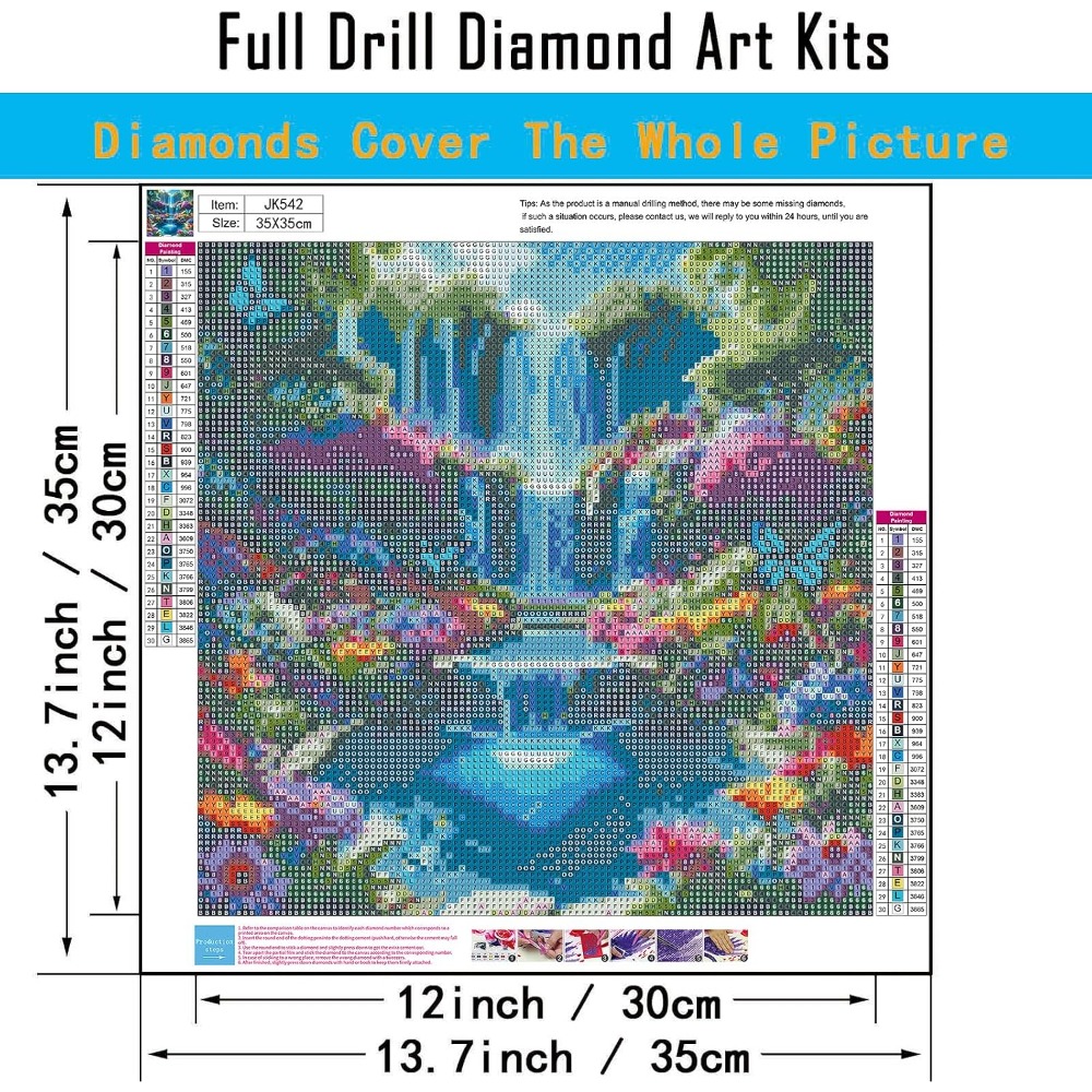 5D DIY Full Round Drill Diamon - Resin Art For Beginner recension och pris
