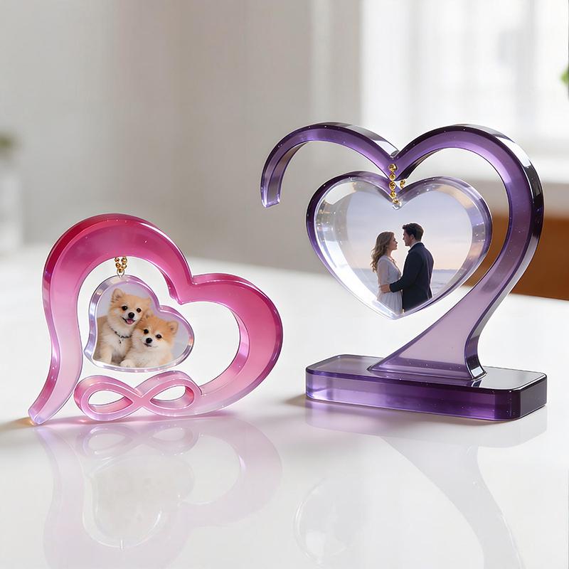 【xxx】【xxx】Heart-shaped Photo F - Resin Art Heart recension och pris