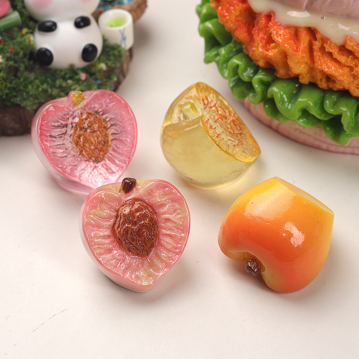 10pcs Cartoon 3D Resin Simulat - Resin Art Phone Case recension och pris
