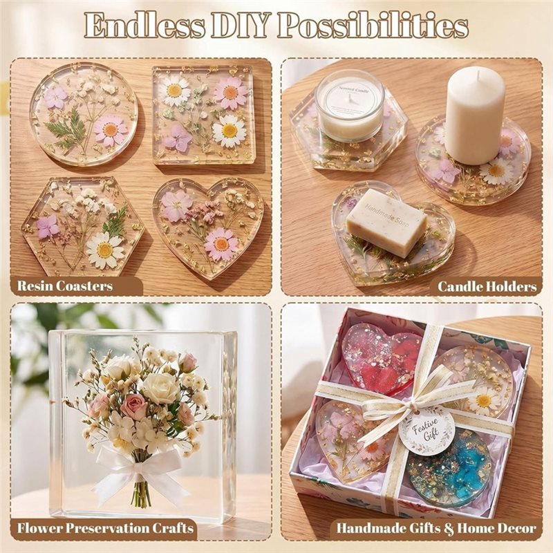 [ABFI!】 Resin Molds For DIY Ep - Resin Art Heart recension och pris