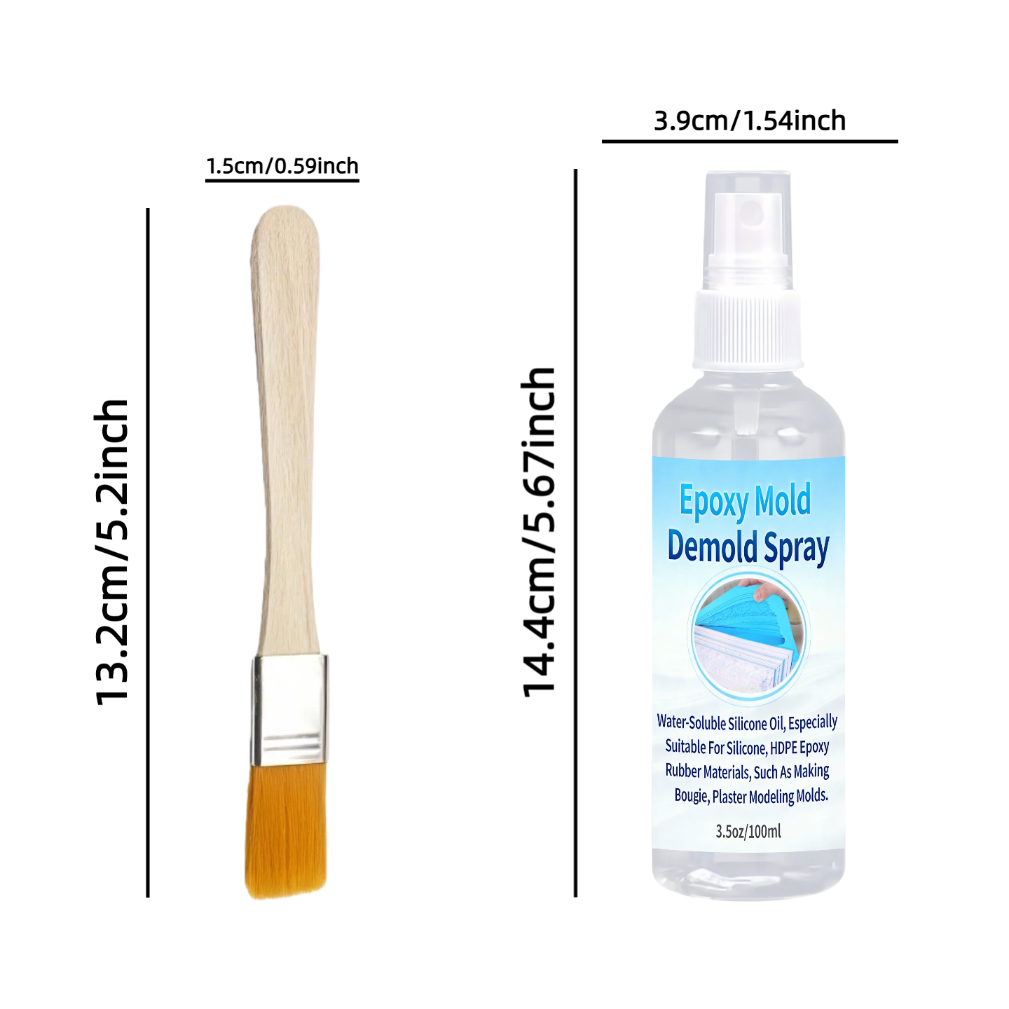 1-Piece Fast-Drying Epoxy Rele - Release Spray Silicone recension och pris