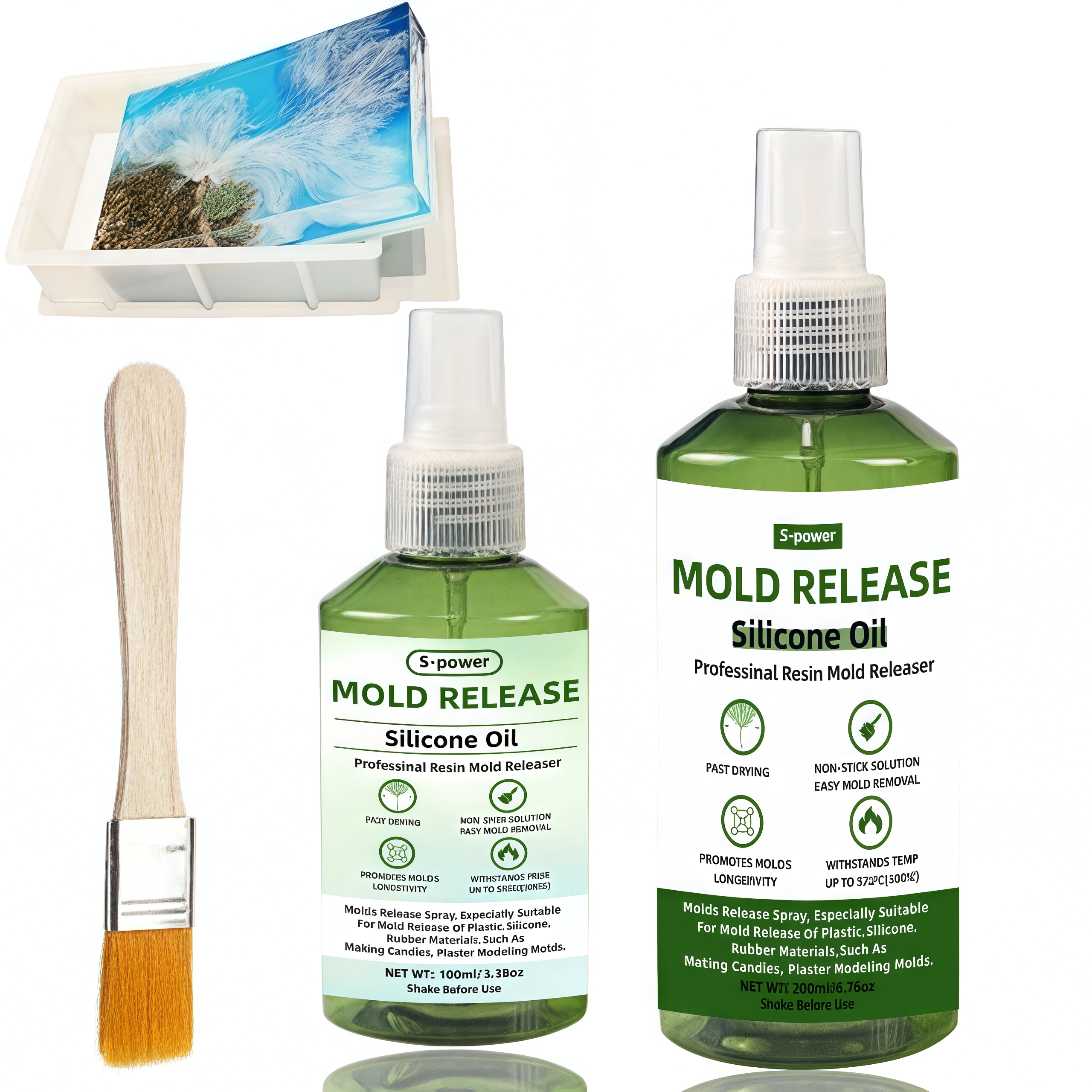 3.3oz Molds Silicone Oil Relea - Release Spray Silicone recension och pris