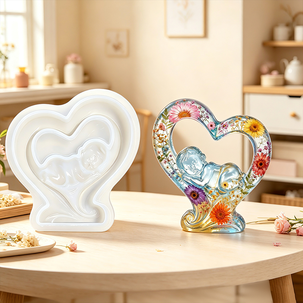 S0309 DIY Crystal Epoxy Resin  - Resin Art Heart recension och pris