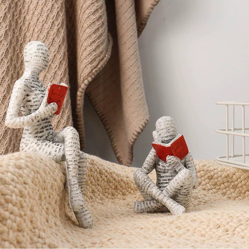 1pc Creative Reading Paper Pul - Resin Art For Anniversary Gift recension och pris