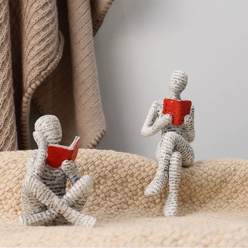 1pc Creative Reading Paper Pul - Resin Art For Anniversary Gift recension och pris