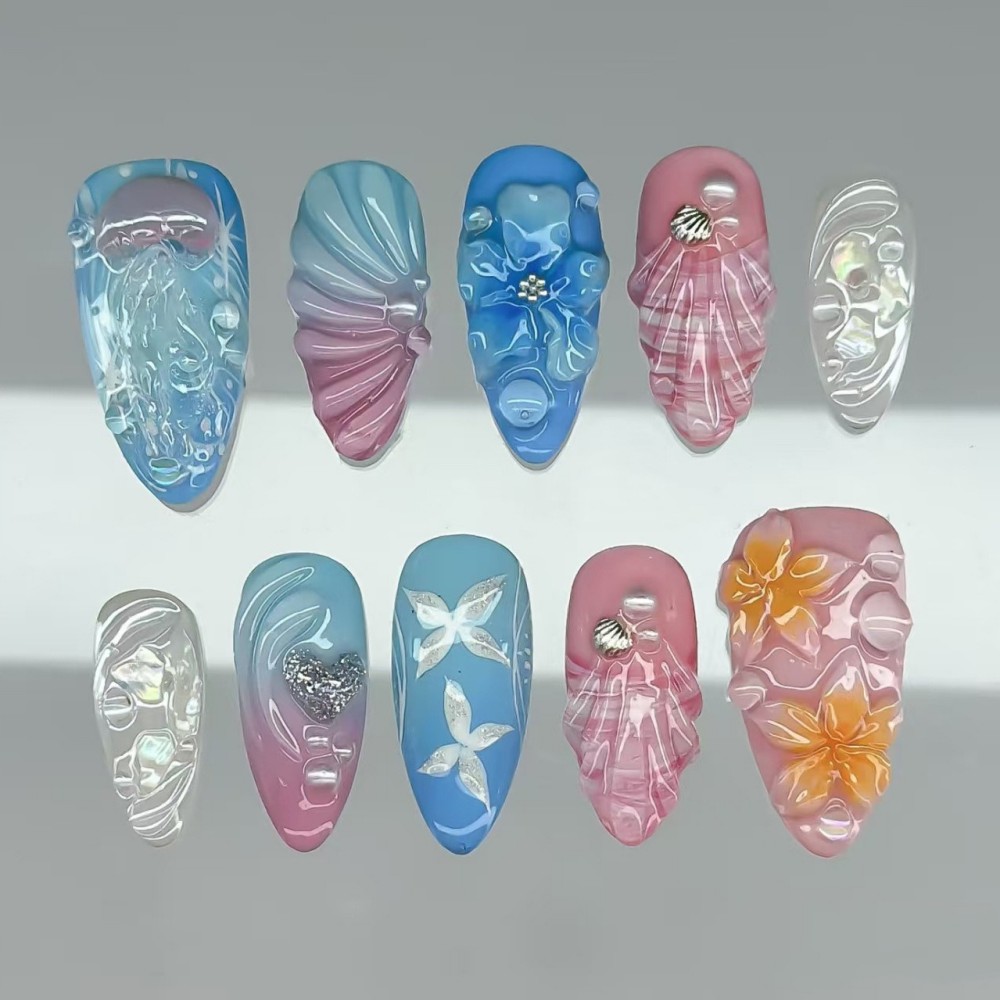 24PCS Luxury Emerald Green Flo - Resin Art Flower recension och pris