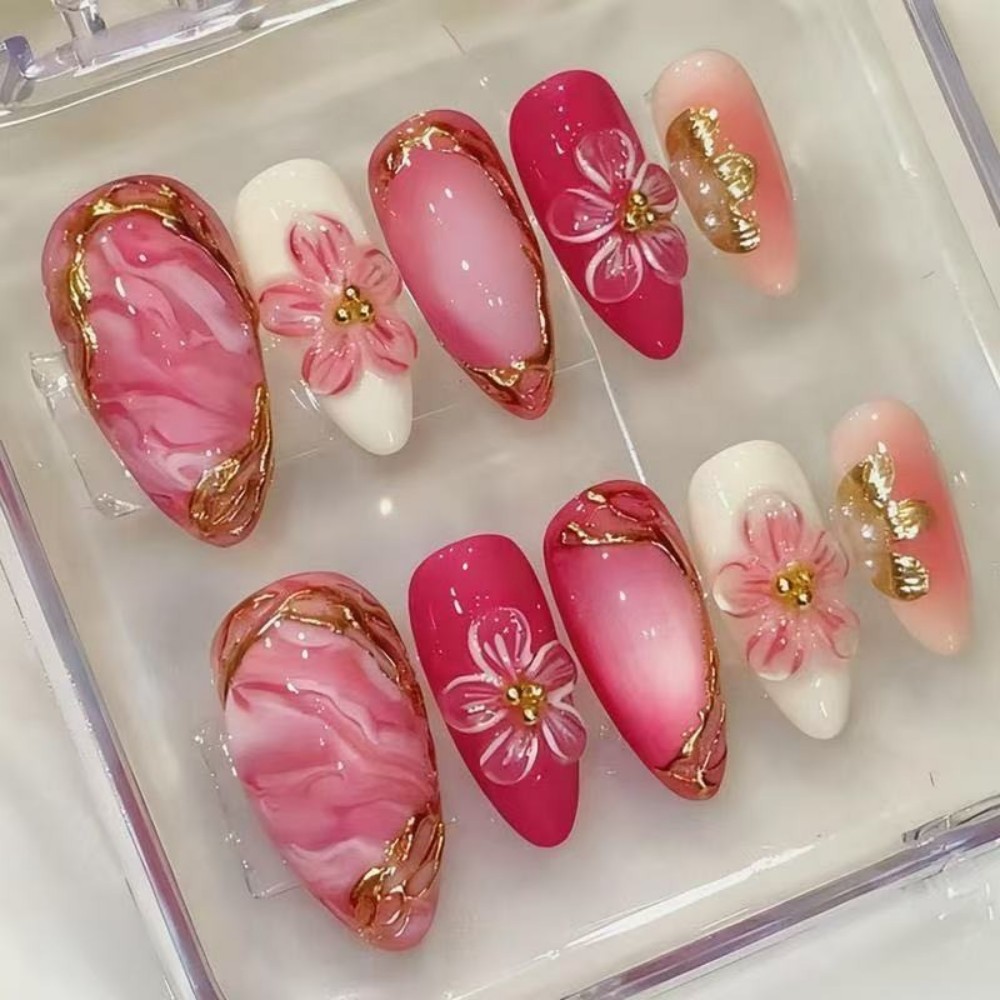 24PCS Luxury Emerald Green Flo - Resin Art Flower recension och pris