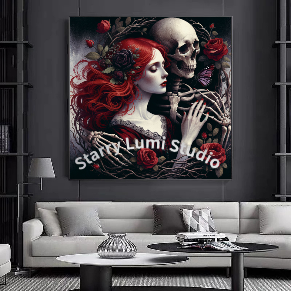 5D Diamond Painting Gothic Lad - Resin Art For Rose recension och pris
