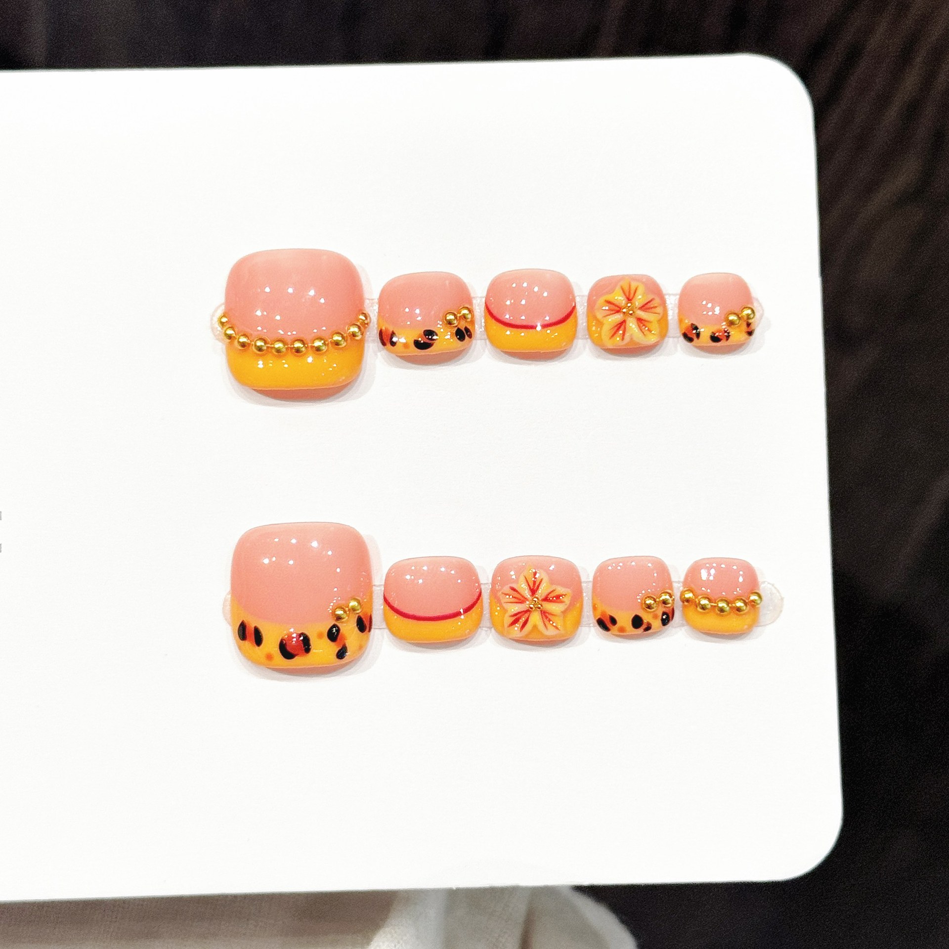 10pcs Handmade Pressed Foot Na - Resin Art Flower recension och pris