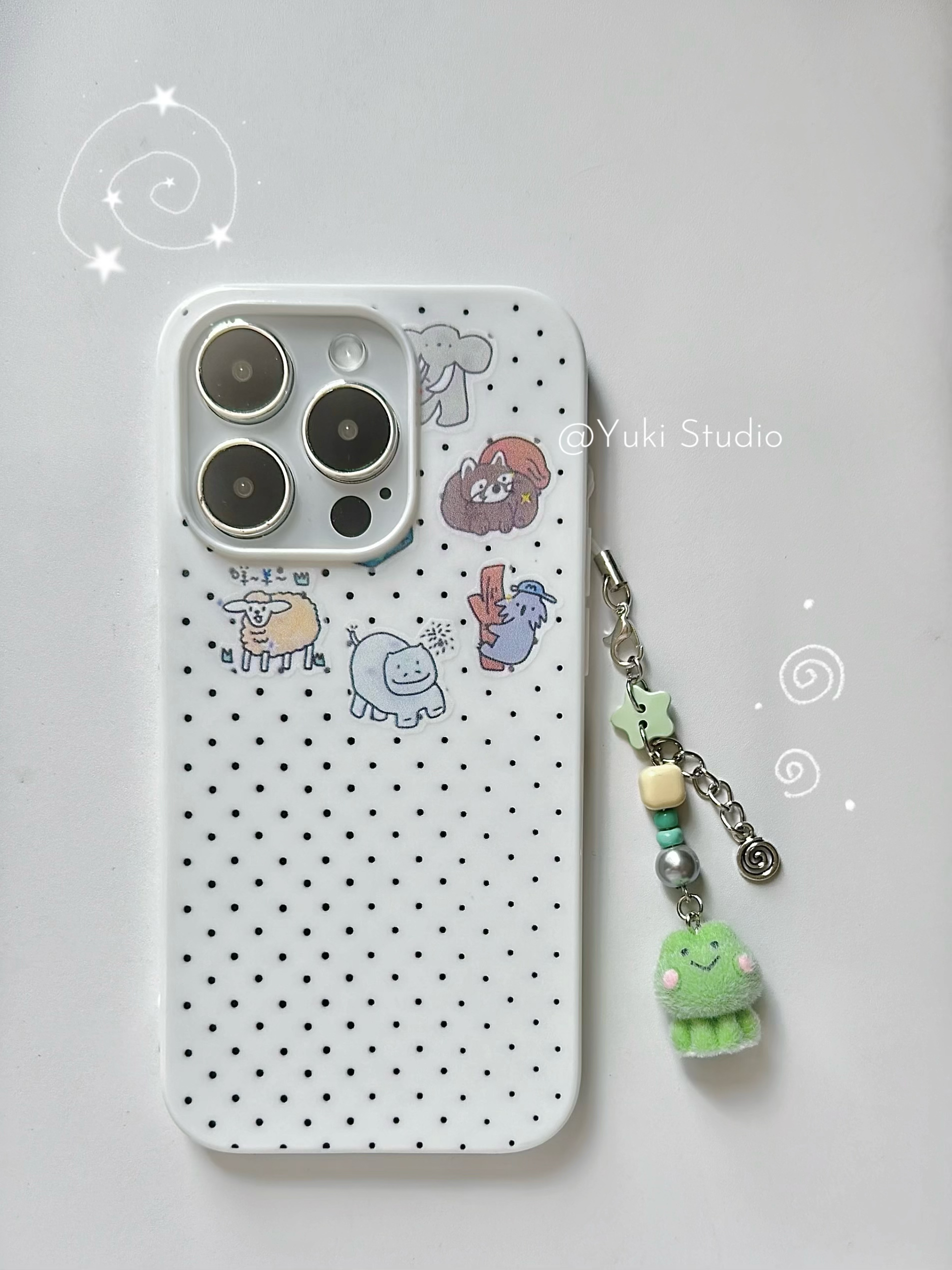 1pcs Resin Flocking Green Frog - Resin Art Phone Case recension och pris