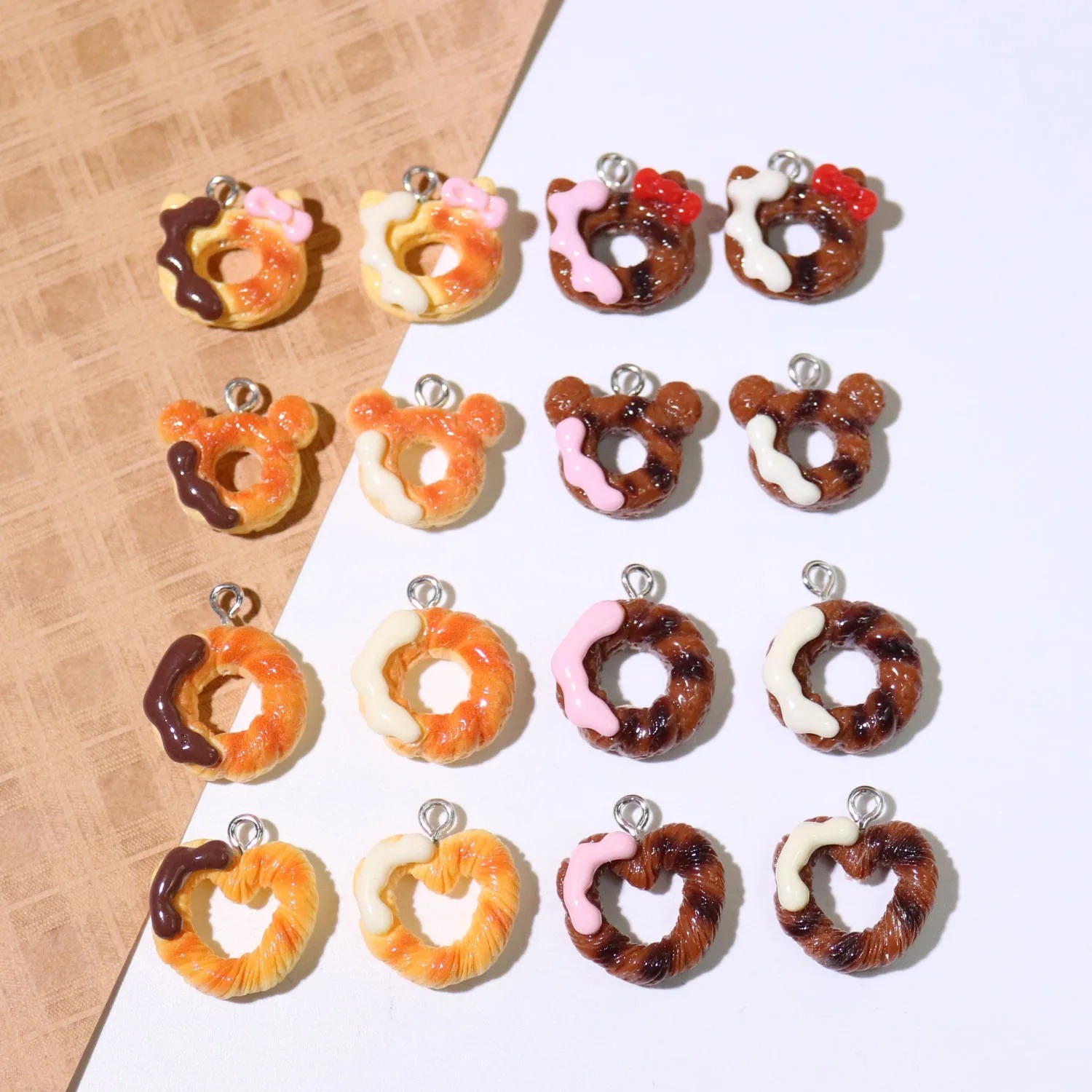 10Pcs Lovely Heart Food Toy Re - Resin Art Heart recension och pris