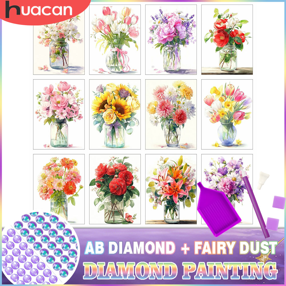 HUACAN Diamond Art Painting Ro - Resin Art For Rose recension och pris