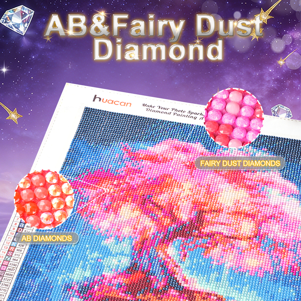 HUACAN Diamond Art Painting Ro - Resin Art For Rose recension och pris