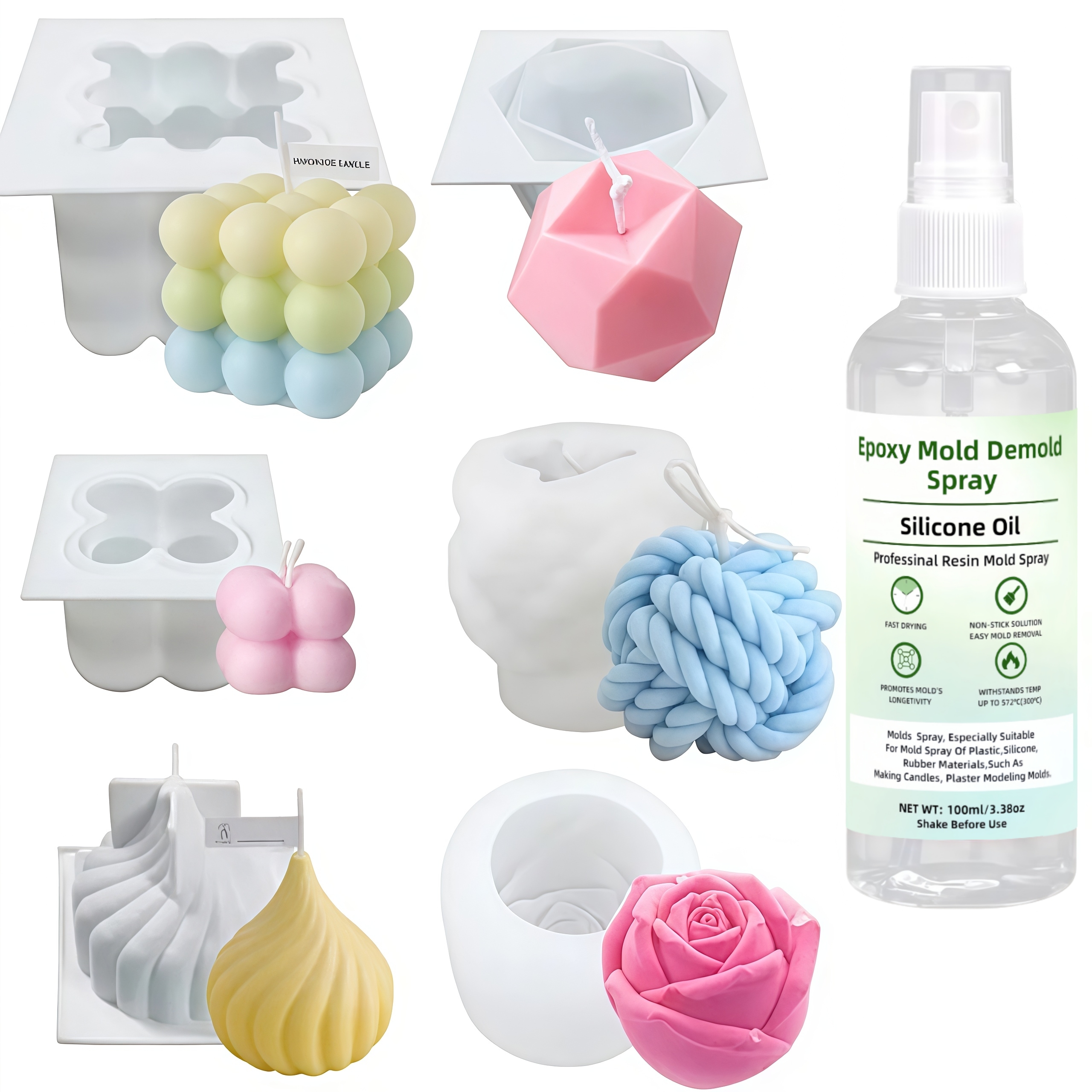 Epoxy Mold Demoulding Spray, E - Release Spray Silicone recension och pris