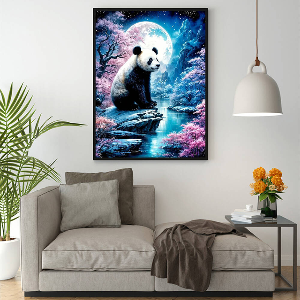 1PC frameless   Panda Diamond  - Resin Art For Beginner recension och pris
