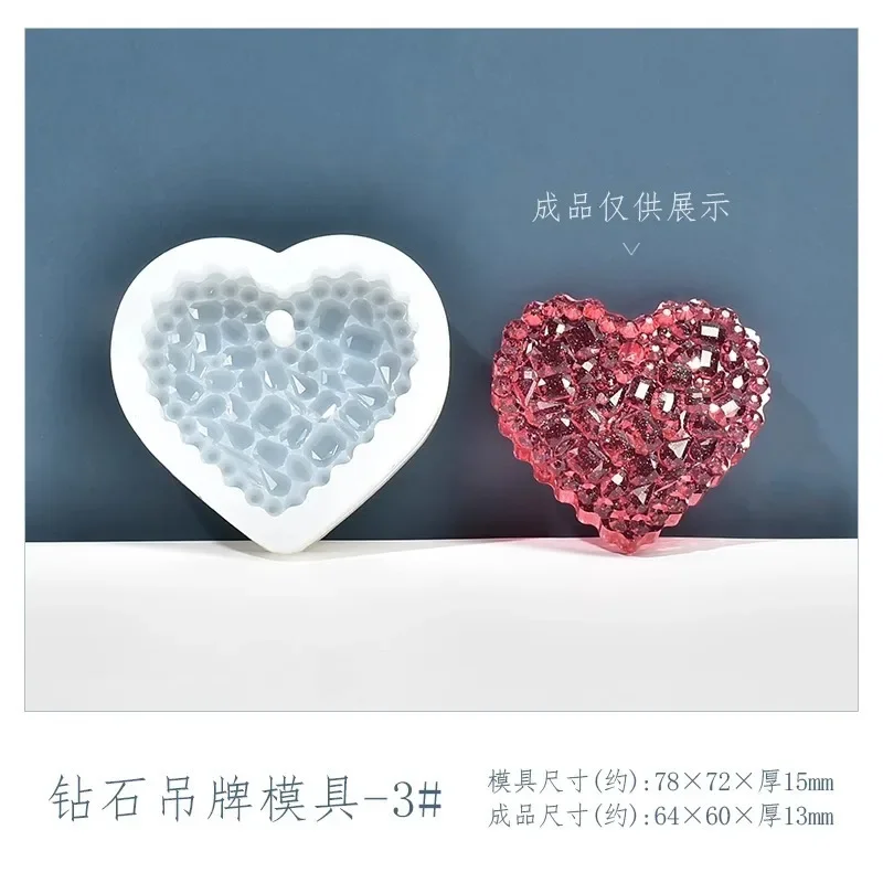 Heart-Shaped Crystal Epoxy Res - Resin Art Heart recension och pris