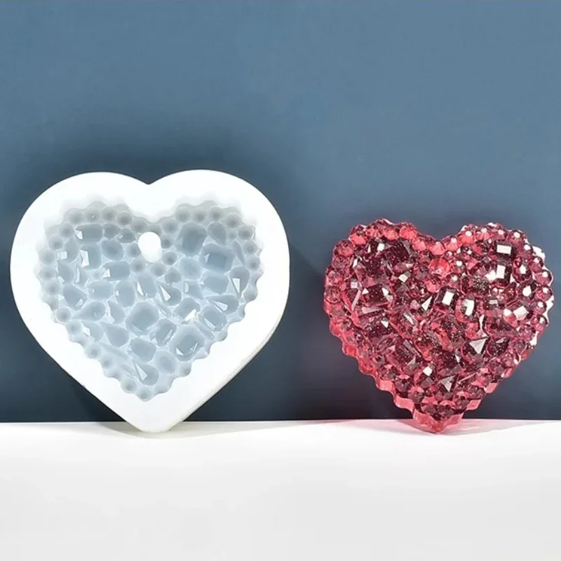 Heart-Shaped Crystal Epoxy Res - Resin Art Heart recension och pris