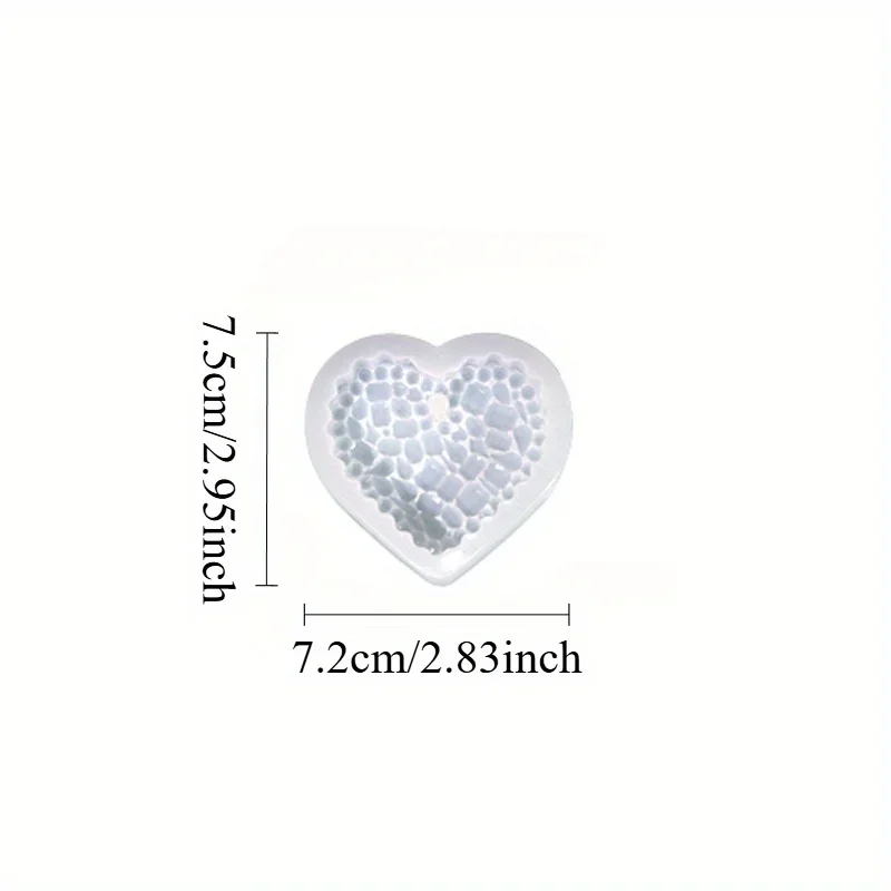 Heart-Shaped Crystal Epoxy Res - Resin Art Heart recension och pris