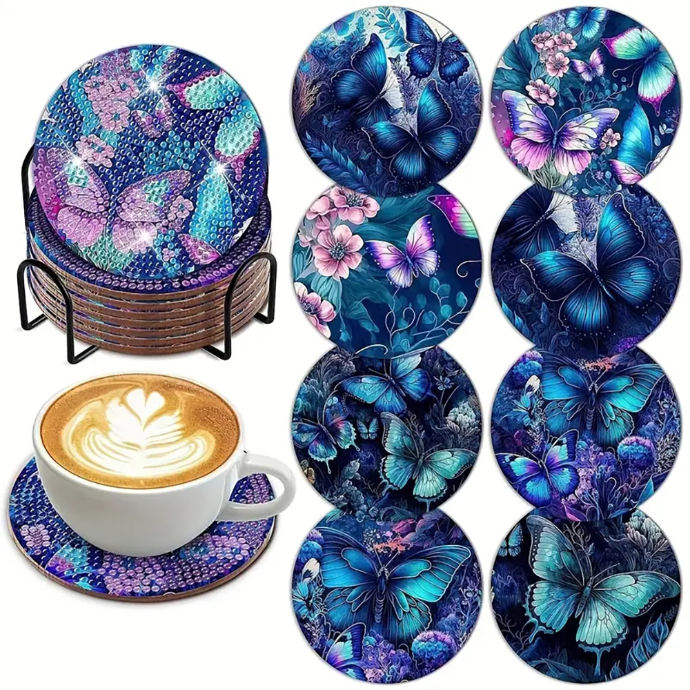 8 Diamond Art Painting Coaster - Resin Art For Beginner recension och pris