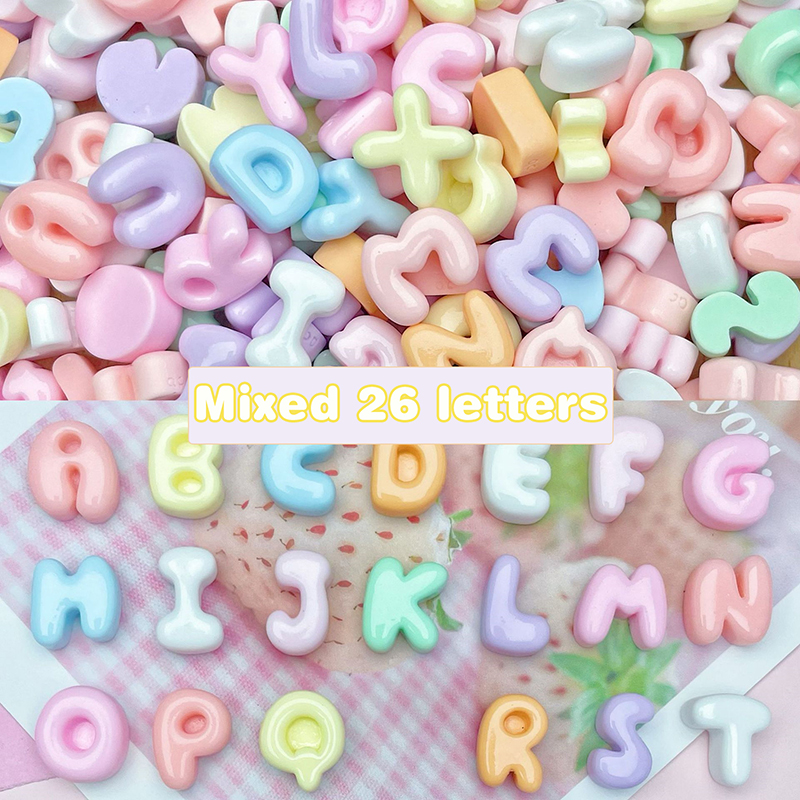 New20Pcs Mini Letters Mixed Re - Resin Art Phone Case recension och pris