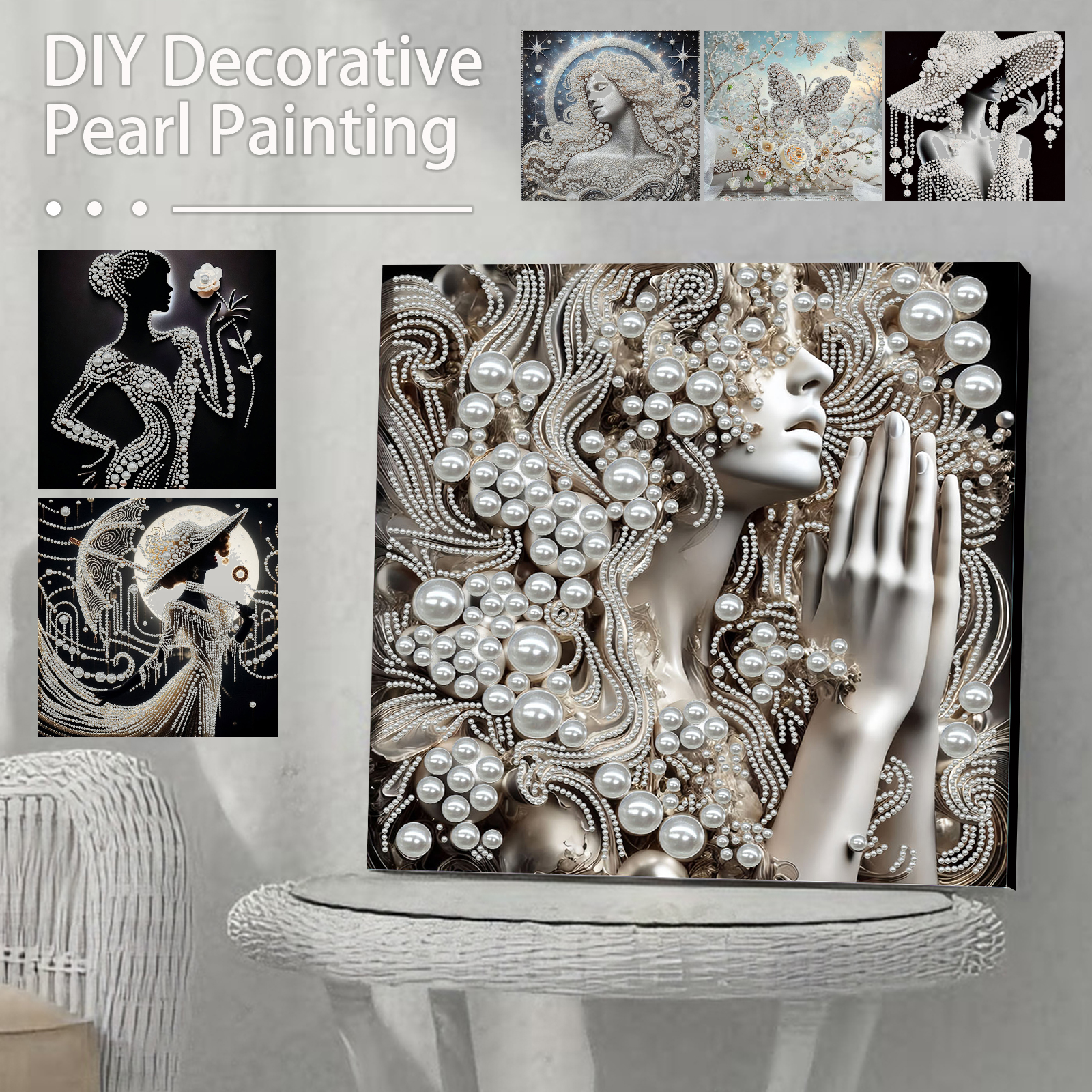 DIY Ladies Pearl Diamond Paint - Resin Art For Beginner recension och pris