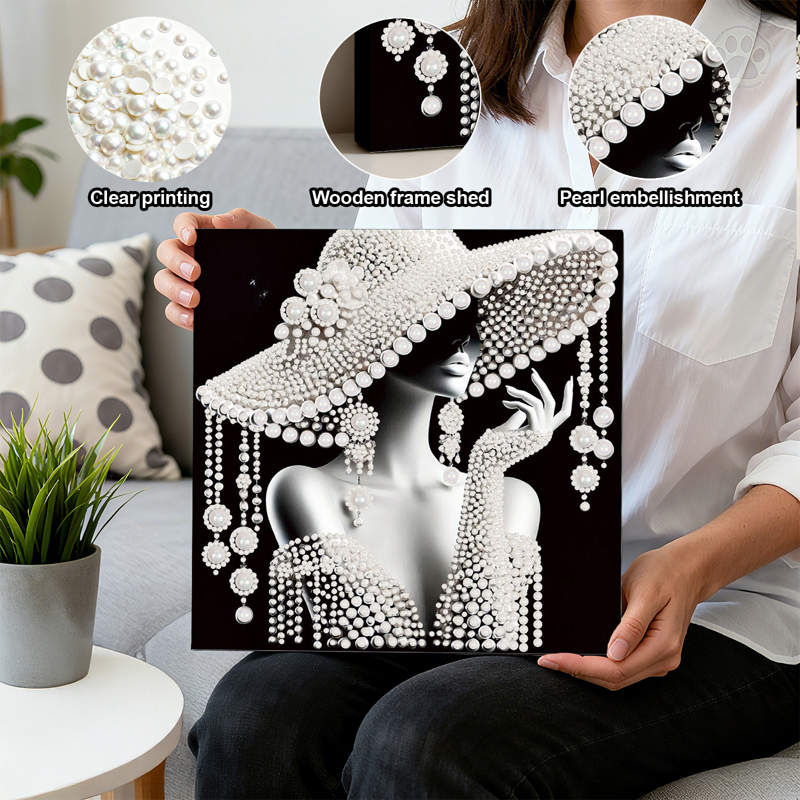 DIY Ladies Pearl Diamond Paint - Resin Art For Beginner recension och pris