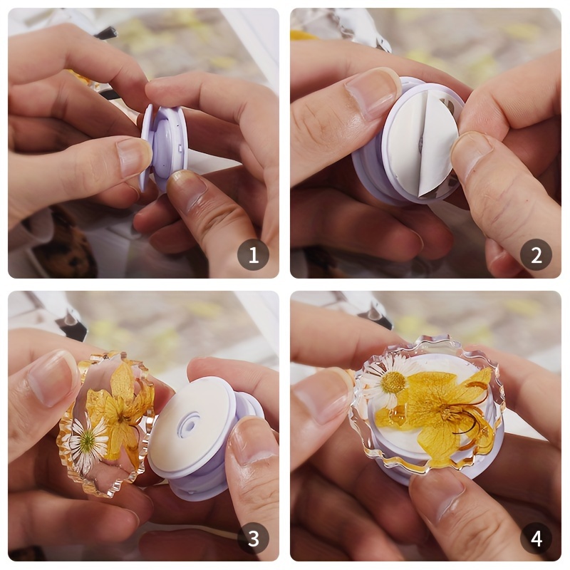 11Pcs, Irregular Phone Holder  - Resin Art Heart recension och pris