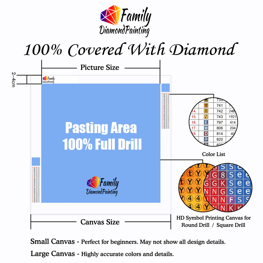 Diamond Painting Family Fairy  - Resin Art Flower recension och pris