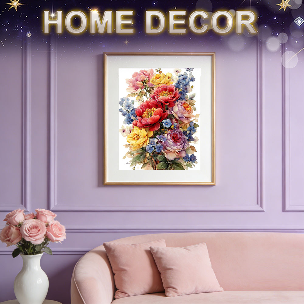 HUACAN Diamond Painting Kit Fl - Resin Art For Rose recension och pris