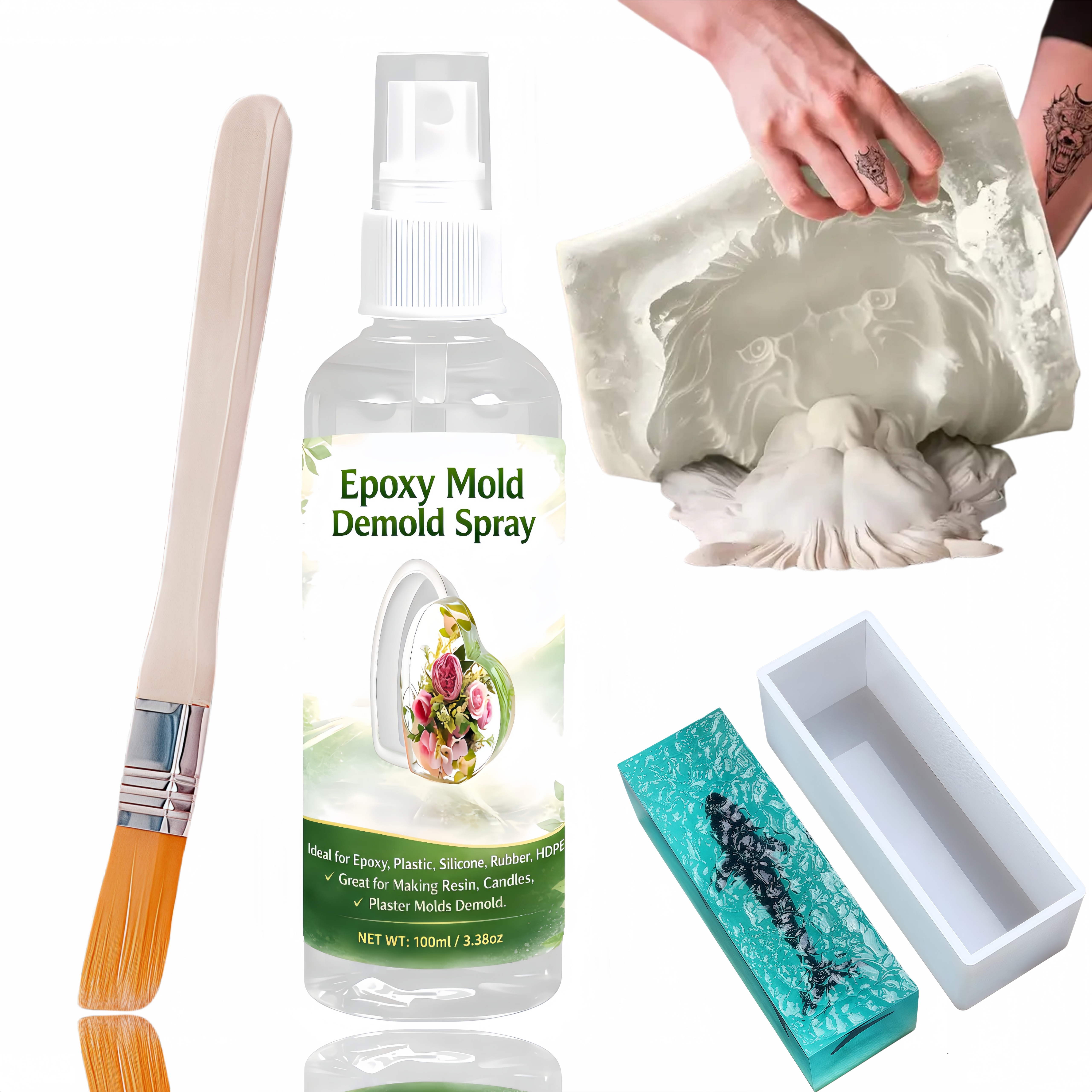 Fast-Drying Mold Release Spray - Release Spray Silicone recension och pris