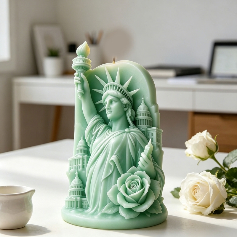 F68D 3D Statue Of Embossing Si - Resin Art For Anniversary Gift recension och pris