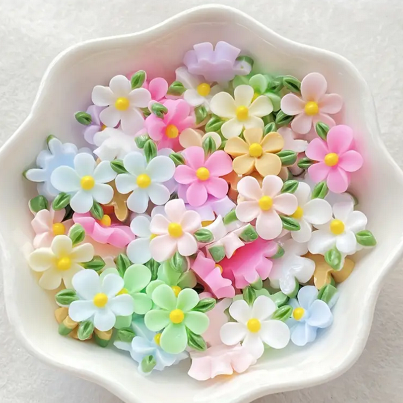 60pcs Mixed Resin Mini Colorfu - Resin Art For Rose recension och pris