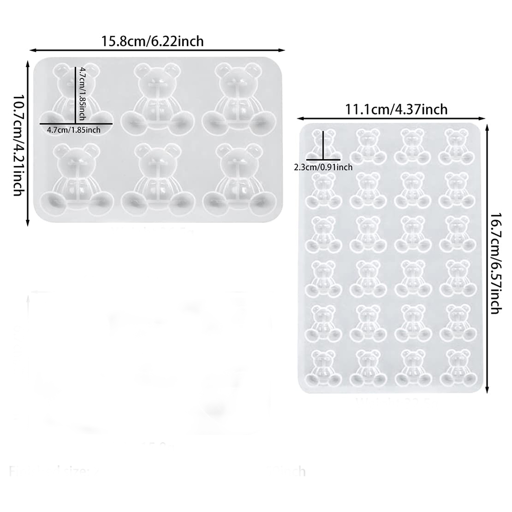 Crystal Bear Resin Silicone Mo - Resin Art Kit For Beginners recension och pris
