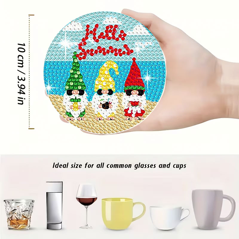 8PCS Summer Beach Diamond Pain - Resin Art For Beginner recension och pris