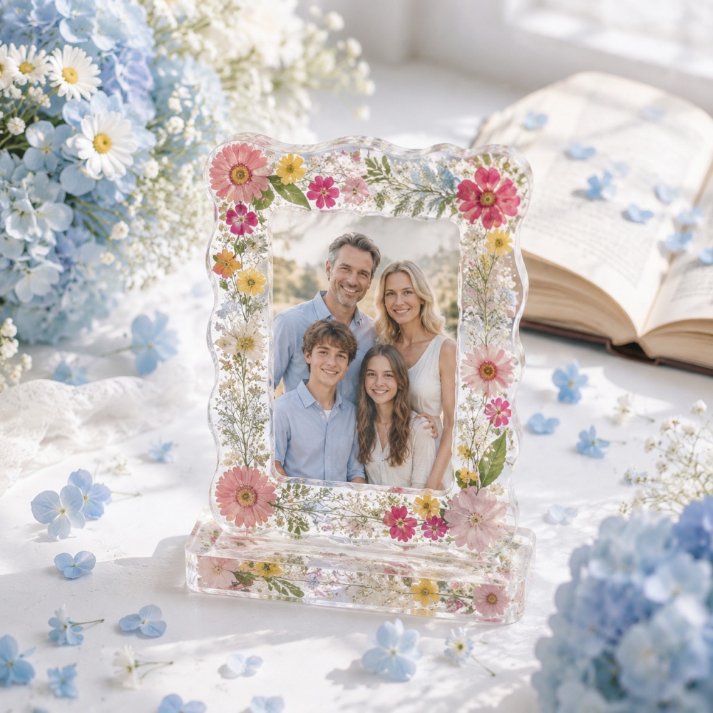 S0305 Love Heart Shell Photo F - Resin Art Heart recension och pris